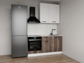 Кухонный гарнитур Старое Дерево 1600 h950 (Стол. 38мм) в Еманжелинске - emanzhelinsk.ok-mebel.com | фото
