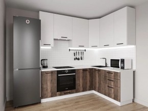 Кухонный гарнитур Старое Дерево 2200*1600 h950 (Стол. 38мм) в Еманжелинске - emanzhelinsk.ok-mebel.com | фото