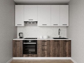 Кухонный гарнитур Старое Дерево 2400 h950 (Стол. 26мм) в Еманжелинске - emanzhelinsk.ok-mebel.com | фото