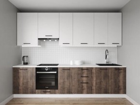 Кухонный гарнитур Старое Дерево 3000 h950 (Стол. 38мм) в Еманжелинске - emanzhelinsk.ok-mebel.com | фото