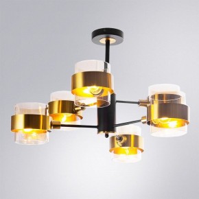 Люстра на штанге Arte Lamp Carlo A8205SP-6BK в Еманжелинске - emanzhelinsk.ok-mebel.com | фото 2