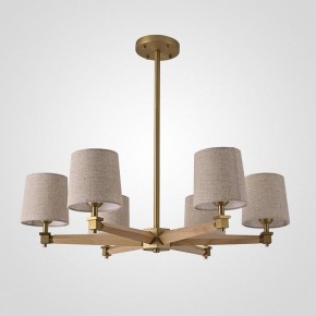 Люстра на штанге Imperiumloft Jorgenson Beige/Light wood STAVRA01 в Еманжелинске - emanzhelinsk.ok-mebel.com | фото