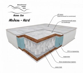 Матрас Hard 1400*1900/1950/2000*h200 в Еманжелинске - emanzhelinsk.ok-mebel.com | фото