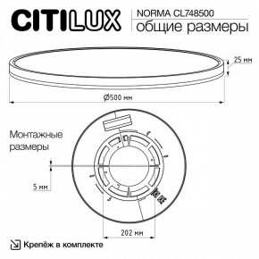 Накладной светильник Citilux Norma CL748500 в Еманжелинске - emanzhelinsk.ok-mebel.com | фото 11