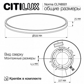 Накладной светильник Citilux Norma CL748501 в Еманжелинске - emanzhelinsk.ok-mebel.com | фото 9