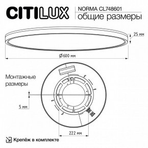 Накладной светильник Citilux Norma CL748601 в Еманжелинске - emanzhelinsk.ok-mebel.com | фото 11