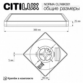Накладной светильник Citilux Norma CL748K301 в Еманжелинске - emanzhelinsk.ok-mebel.com | фото 11