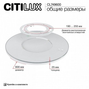 Накладной светильник Citilux NORMA CL749600 в Еманжелинске - emanzhelinsk.ok-mebel.com | фото 12