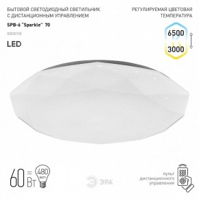 Накладной светильник Эра Классик SPB-6-70-RC Sparkle в Еманжелинске - emanzhelinsk.ok-mebel.com | фото 2