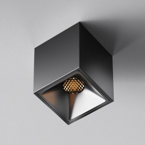 Накладной светильник Maytoni Alfa LED C065CL-8W2.7K-SQ-B в Еманжелинске - emanzhelinsk.ok-mebel.com | фото 2