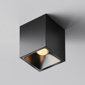 Накладной светильник Maytoni Alfa LED C065CL-8W2.7K-SQ-B в Еманжелинске - emanzhelinsk.ok-mebel.com | фото 3