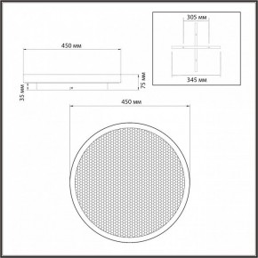 Накладной светильник Sonex Shimmers 7736/60L в Еманжелинске - emanzhelinsk.ok-mebel.com | фото 8