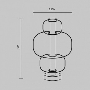 Настольная лампа декоративная Maytoni Atmos MOD364TL-L15W3K в Еманжелинске - emanzhelinsk.ok-mebel.com | фото 5