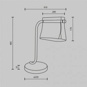 Настольная лампа декоративная Maytoni Cabaret MOD170TL-L8BS3K в Еманжелинске - emanzhelinsk.ok-mebel.com | фото 7