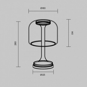 Настольная лампа декоративная Maytoni Spirito MOD286TL-L8W3K в Еманжелинске - emanzhelinsk.ok-mebel.com | фото 4