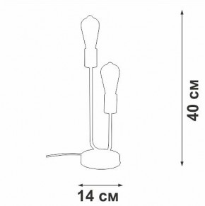 Настольная лампа декоративная Vitaluce V3005 V3005-1/2L в Еманжелинске - emanzhelinsk.ok-mebel.com | фото 5