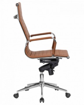 Офисное кресло для руководителей DOBRIN CLARK LMR-101F светло-коричневый №321 в Еманжелинске - emanzhelinsk.ok-mebel.com | фото 3