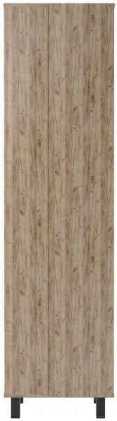 Пенал напольный Craft 50 без ящика С ЗЕРКАЛОМ Домино (DCr2217P) в Еманжелинске - emanzhelinsk.ok-mebel.com | фото 3