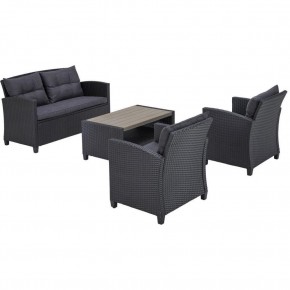 Плетеный комплект мебели с диваном AFM-804G Dark Grey в Еманжелинске - emanzhelinsk.ok-mebel.com | фото 3