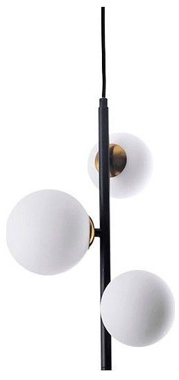 Подвесная люстра Arte Lamp Gemini A2243SP-3BK в Еманжелинске - emanzhelinsk.ok-mebel.com | фото
