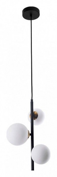 Подвесная люстра Arte Lamp Gemini A2243SP-3BK в Еманжелинске - emanzhelinsk.ok-mebel.com | фото 2