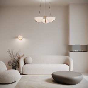 Подвесная люстра Eurosvet Emisfero 50083/3 LED золото в Еманжелинске - emanzhelinsk.ok-mebel.com | фото 4