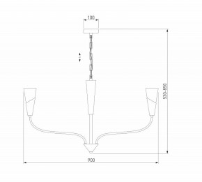 Подвесная люстра Eurosvet Rhyton 60167/8 латунь в Еманжелинске - emanzhelinsk.ok-mebel.com | фото 6