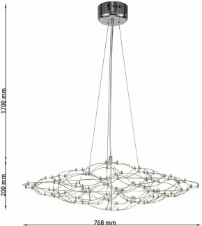 Подвесная люстра Favourite Thinner 4305-8P в Еманжелинске - emanzhelinsk.ok-mebel.com | фото 5