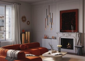 Подвесная люстра Maytoni Bubble dream MOD383PL-L40BBS3K в Еманжелинске - emanzhelinsk.ok-mebel.com | фото 5