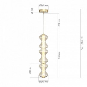 Подвесная люстра ST-Luce SPINE SL6136.213.01 в Еманжелинске - emanzhelinsk.ok-mebel.com | фото 4