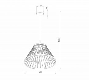 Подвесной светильник Eurosvet Cesta 40017/1 LED коричневый в Еманжелинске - emanzhelinsk.ok-mebel.com | фото 5