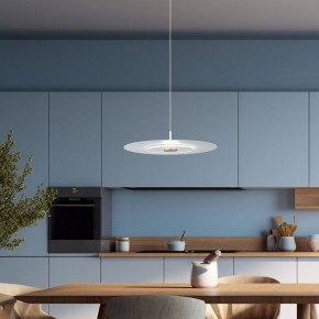Подвесной светильник Eurosvet Kontur 40031/1 LED белый в Еманжелинске - emanzhelinsk.ok-mebel.com | фото 3