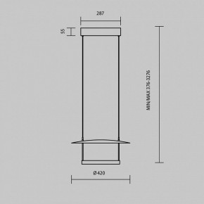 Подвесной светильник Maytoni Ambience MOD280PL-L23B3K1 в Еманжелинске - emanzhelinsk.ok-mebel.com | фото 4