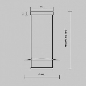Подвесной светильник Maytoni Ambience MOD280PL-L30B3K1 в Еманжелинске - emanzhelinsk.ok-mebel.com | фото 4