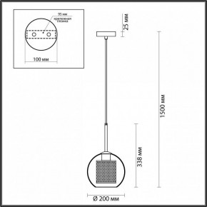 Подвесной светильник Odeon Light Clocky 4939/1 в Еманжелинске - emanzhelinsk.ok-mebel.com | фото 4