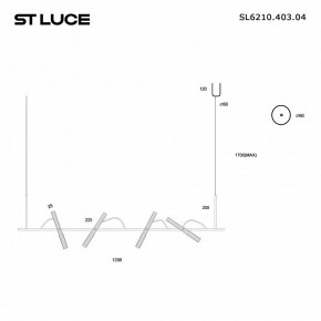 Подвесной светильник ST-Luce LILT SL6210.403.04 в Еманжелинске - emanzhelinsk.ok-mebel.com | фото 2