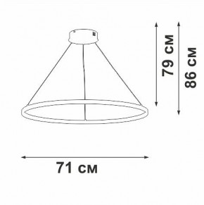 Подвесной светильник Vitaluce V2516 V2516-8/3S в Еманжелинске - emanzhelinsk.ok-mebel.com | фото 3