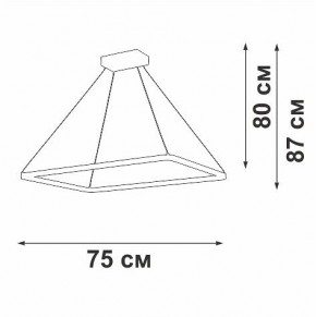 Подвесной светильник Vitaluce V2704 V2704-9/1S в Еманжелинске - emanzhelinsk.ok-mebel.com | фото 3