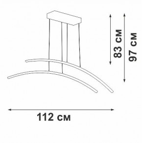 Подвесной светильник Vitaluce V2709 V2709-8/2S в Еманжелинске - emanzhelinsk.ok-mebel.com | фото 3