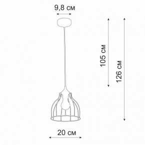 Подвесной светильник Vitaluce V3102 V3102-0/1S в Еманжелинске - emanzhelinsk.ok-mebel.com | фото 3