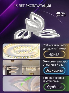 Потолочная люстра Natali Kovaltseva  LED LAMPS 81426 в Еманжелинске - emanzhelinsk.ok-mebel.com | фото 5