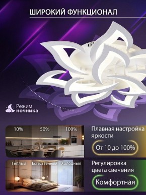 Потолочная люстра Natali Kovaltseva OLIMP LED SMART 84005 в Еманжелинске - emanzhelinsk.ok-mebel.com | фото 6