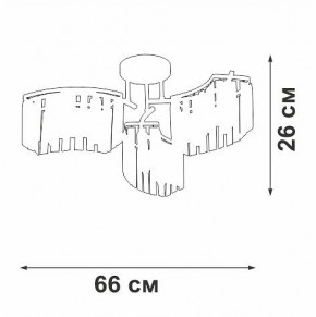 Потолочная люстра Vitaluce V5884 V5884-0/6PL в Еманжелинске - emanzhelinsk.ok-mebel.com | фото 3