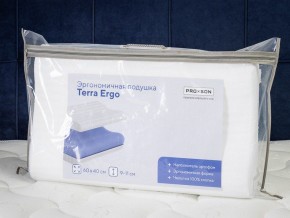 PROxSON Подушка Terra Ergo (Страйп сатин) 40x60 в Еманжелинске - emanzhelinsk.ok-mebel.com | фото 10