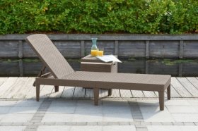 Шезлонг Джайпур (Jaipur Sun lounger) капучино в Еманжелинске - emanzhelinsk.ok-mebel.com | фото 2