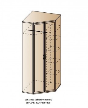 ШК-1015 (Шкаф угловой) в Еманжелинске - emanzhelinsk.ok-mebel.com | фото