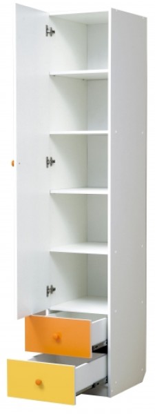 Шкаф 1-но дверный с ящиками Радуга (400) в Еманжелинске - emanzhelinsk.ok-mebel.com | фото 2