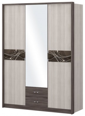 Шкаф 3-х дверный с зеркалом Шк68.2 МС Николь в Еманжелинске - emanzhelinsk.ok-mebel.com | фото