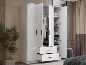 Шкаф 4-х створчатый Титан (белый) в Еманжелинске - emanzhelinsk.ok-mebel.com | фото 4