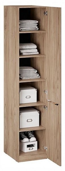 Шкаф для белья Глосс СМ-319.07.001 в Еманжелинске - emanzhelinsk.ok-mebel.com | фото 2
